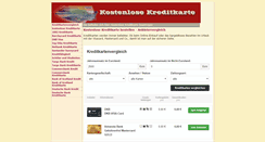Desktop Screenshot of jetzt-kostenlose-kreditkarte.de